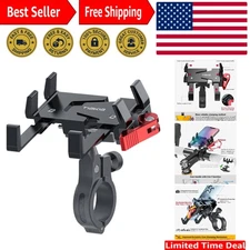 Aluminum Bike Phone Mount - 360° Rotatable Holder for 4.5-7" Phones