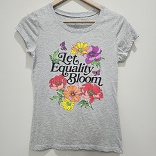 Wound Up Let Equality Bloom Floral Print Tshi...
