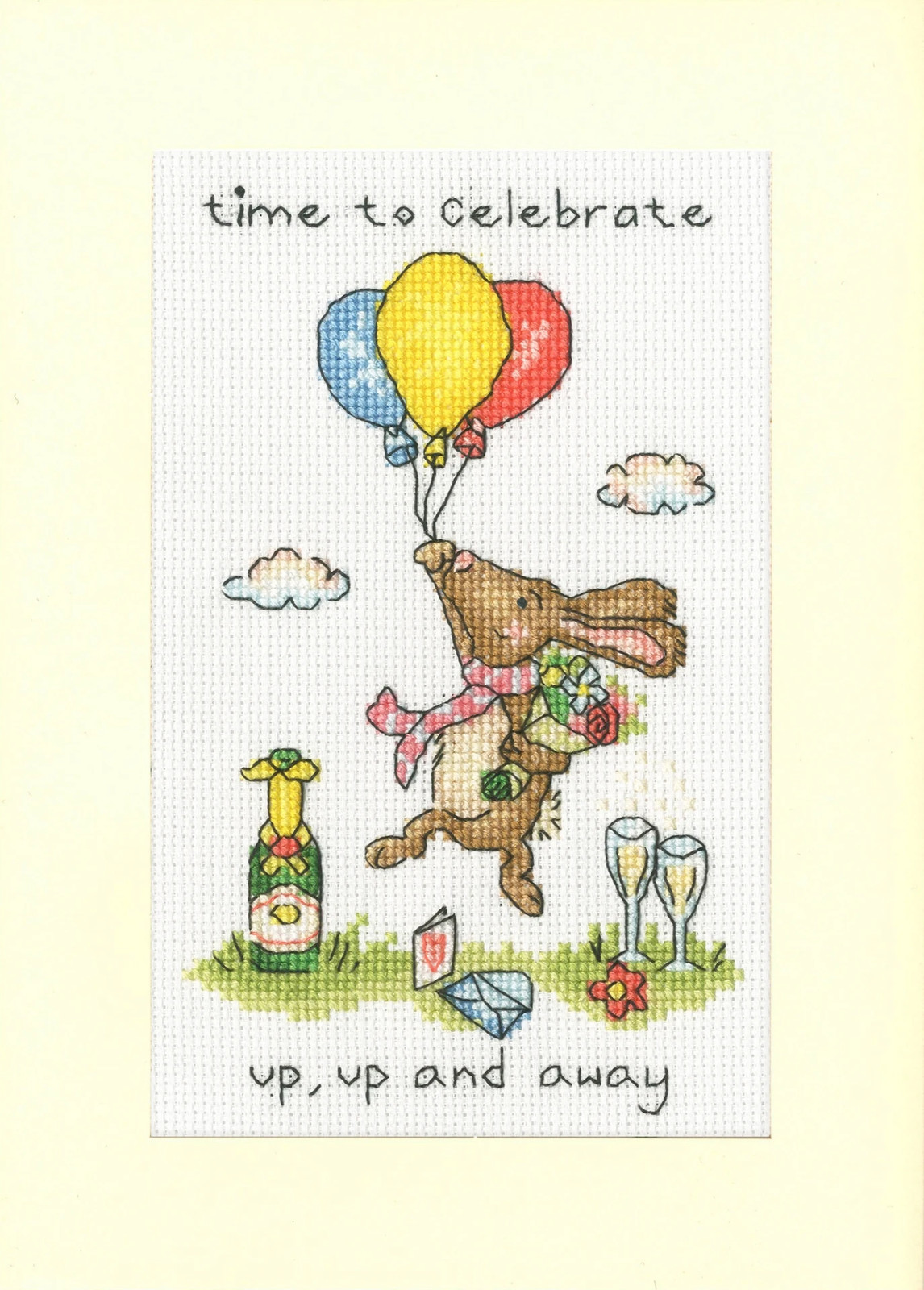 Up, Up And Away (Draw UK) Cross Stitch Kit By Bothy Threads