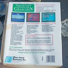 Disk-Count Software Business Personal Financial Collection MS-DOS 3.5" Floppy