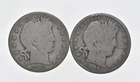 1892-1915 Lot 2 1903-S 1906 Barber 90% Half Dollars - Coin Collection *040
