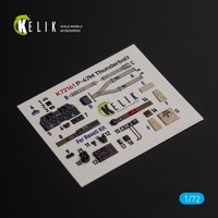P-47M 'Thunderbolt'- Interior 3D Decal (Rev) / 1:72