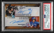 2018 Bowman Draft Gold Refractor 12/50 Jordan Groshans Nick Madrigal Auto z0q