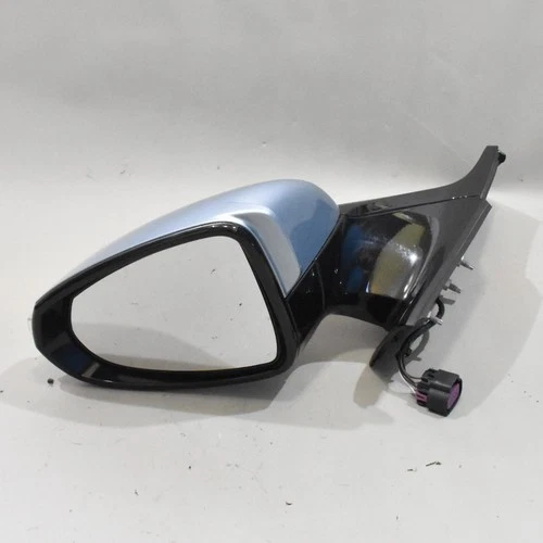 11-15 Chevrolet Volt Left Driver Door Mirror Assembly w/Turn Signal Blue OEM