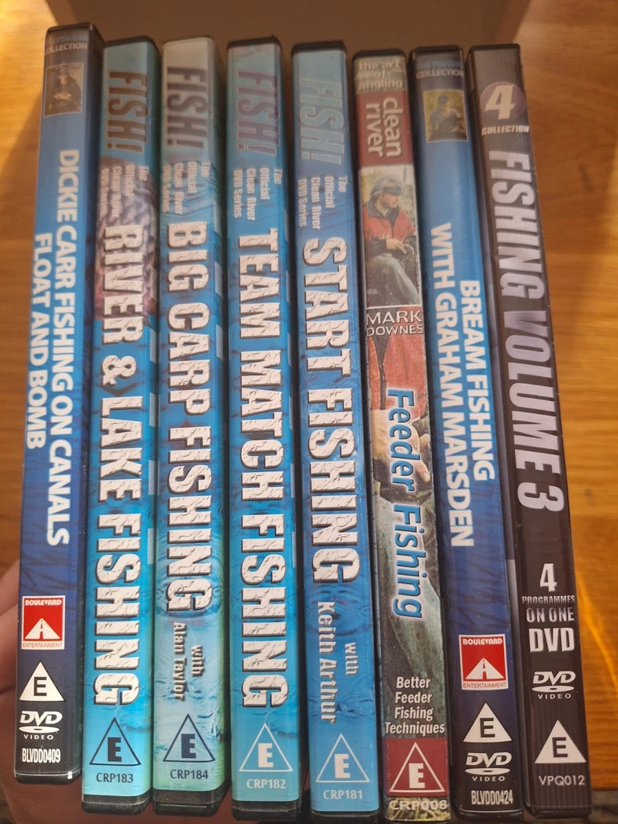 carp fishing dvd box set Mad About (New) Renew Greater Manchester Sight fishing in shallow water Matt Hayes - Lake Escapes