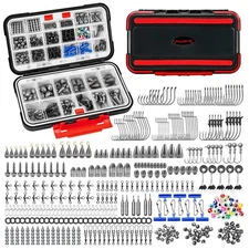 400-Pieces Freshwater Terminal Tackle Kit Endorsed by Fishing Expert Build 19...