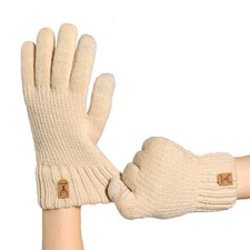 Ladies Winter Gloves Touch Screen Fleece Thick Warm Comfy Soft Fur Lined Thermal