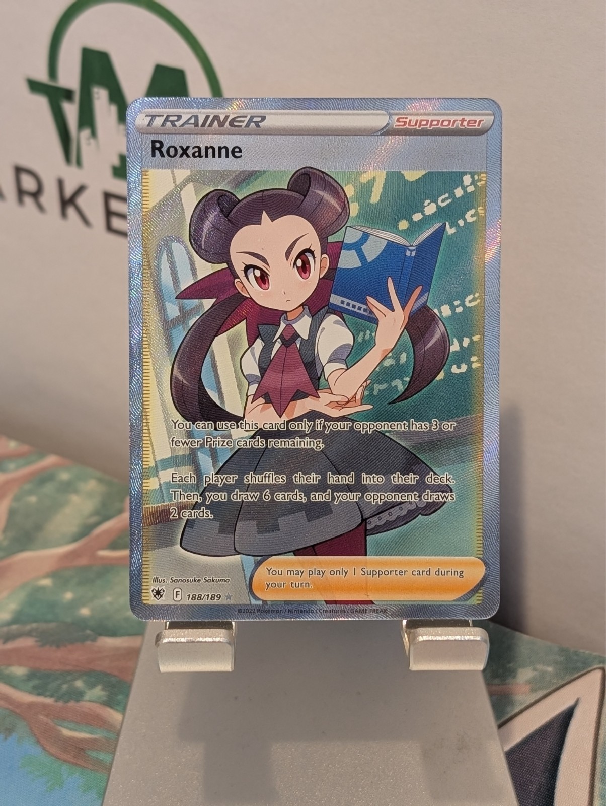 Pokemon [Roxanne] 188/189 Full Art Ultra Rare Astral Radiance NM-MT *Free Ship*
