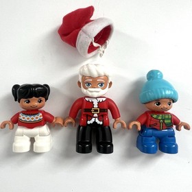 Lego Duplo 10837 Santa&rsquo;s Winter Holiday Building Toy Set W/ Book *READ INFO*