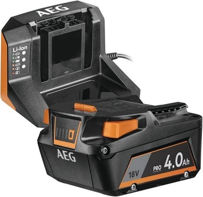 AEG 18V Akku Starterset SETL1840S 4,0 Ah Akku und Ladegerät Pro18V