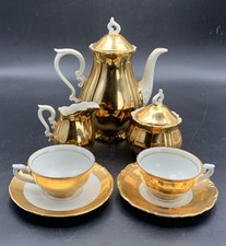 Porzellan Mokkaservice Tete-a-Tete; Meyer Wiesau; 7 Tlg
