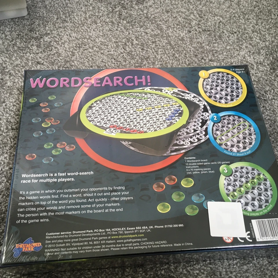 Goliath Wordquest! Multi-Player Word Search Board Game Age 8+ New Sealed  - Image 2 of 2