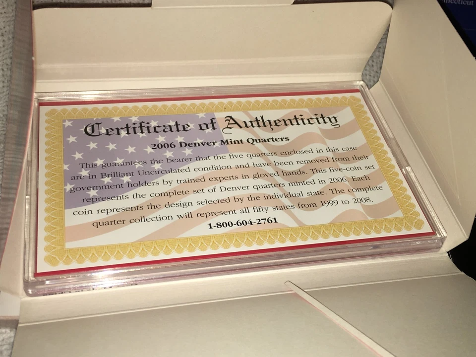 2006 State Quarter Collection Set Denver, Philadelphia, Platinum, & Gold Edition - Image 4 of 4