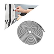 Car Door Protector Edge Guards, Universal Rubber Seal U Shape Car 10FT Gray