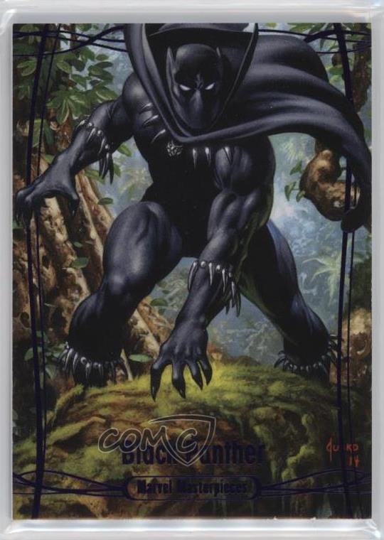 2016 Upper Deck Marvel Masterpieces Epic Purple 192/199 Black Panther #65 1cc7