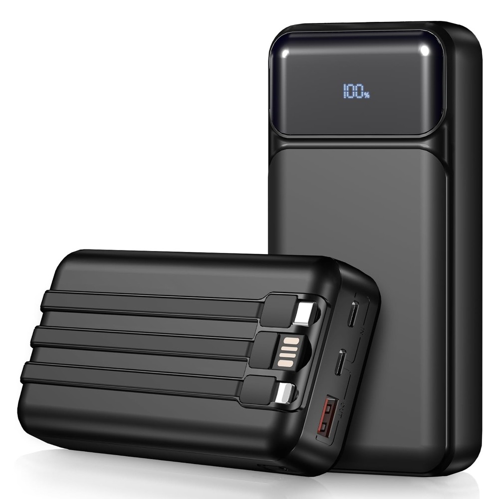 High-Capacity 49800mAh Power Bank with 3 Outputs - Fast Portable Phone Charger