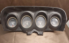 1969 Ford Mustang Instrument Cluster Teak Mach 1 Oem Bezel Deluxe Boss Shelby Gt