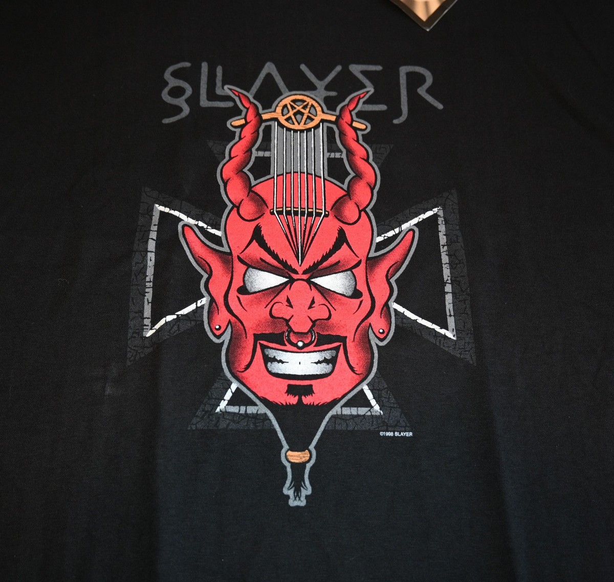 Vintage 1998 Slayer Diabolus In Musica Shirt Size L New With Tag