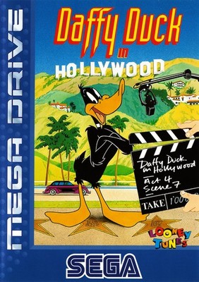 Daffy Duck in Hollywood (Sega Megadrive) *OHNE BOX*OHNE HANDBUCH*