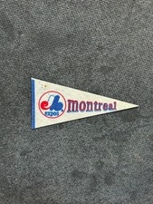Montreal Expos Vintage MLB Mini Pennant 4” Felt Banner Flag 1980s