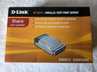 D-Link Printserver DP-301P+  Parallel Port Print Server