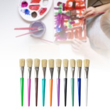 Set di 10 pennelli colorati per pittura a olio a guazzo per studenti