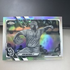 2021 Topps Chrome - Ryan Weathers -Negative Refractor - Rookie -NYY/MIA/SDP