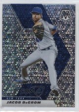 2021 Panini Mosaic Quick Pitch Silver Mosaic Prizm Jacob deGrom #97 0e2x