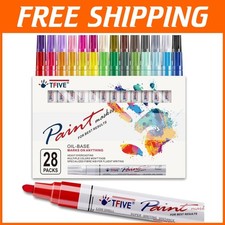 28 Color Oil-Based Paint Marker Set