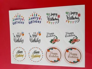birthday sticker sheet