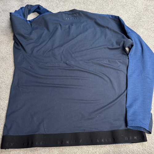 Maglione girocollo Oakley uomo XL manica lunga regular fit blu - Foto 7 di 7