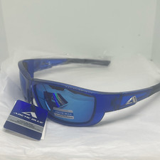 Arctic Blue Wraparound Sports Sunglasses UV Protection