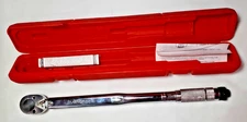 Evercraft Torque Wrench  1/2" Drive, 10-150 Foot Pounds - case papers NICE