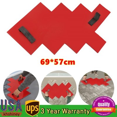 Concrete Seamless Slate Texture Polyurethane Stone Stamp Mat Cement Wall Mold