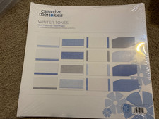 Creative Memories 12x12 "Winter Tones  Fast2Fab 16 Pages  16 Protectors