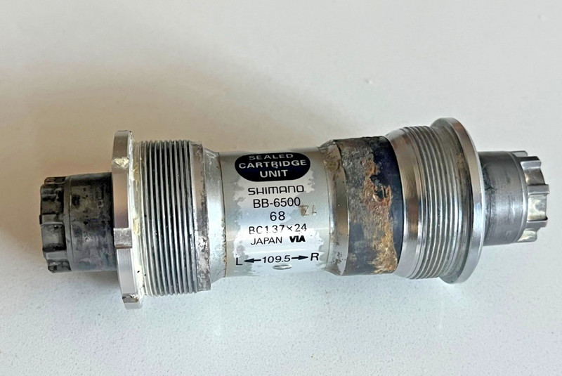 Shimano Ultegra BB-6500 Bottom Bracket 68mm 109.5mm Spindle (English Threaded)