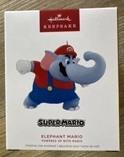 Hallmark Keepsake 2025 Supermario Elephant Mario Christmas Ornament BNIB
