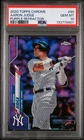 2020 Topps Chrome #50 Aaron Judge Purple Refractor PSA 10 #/299