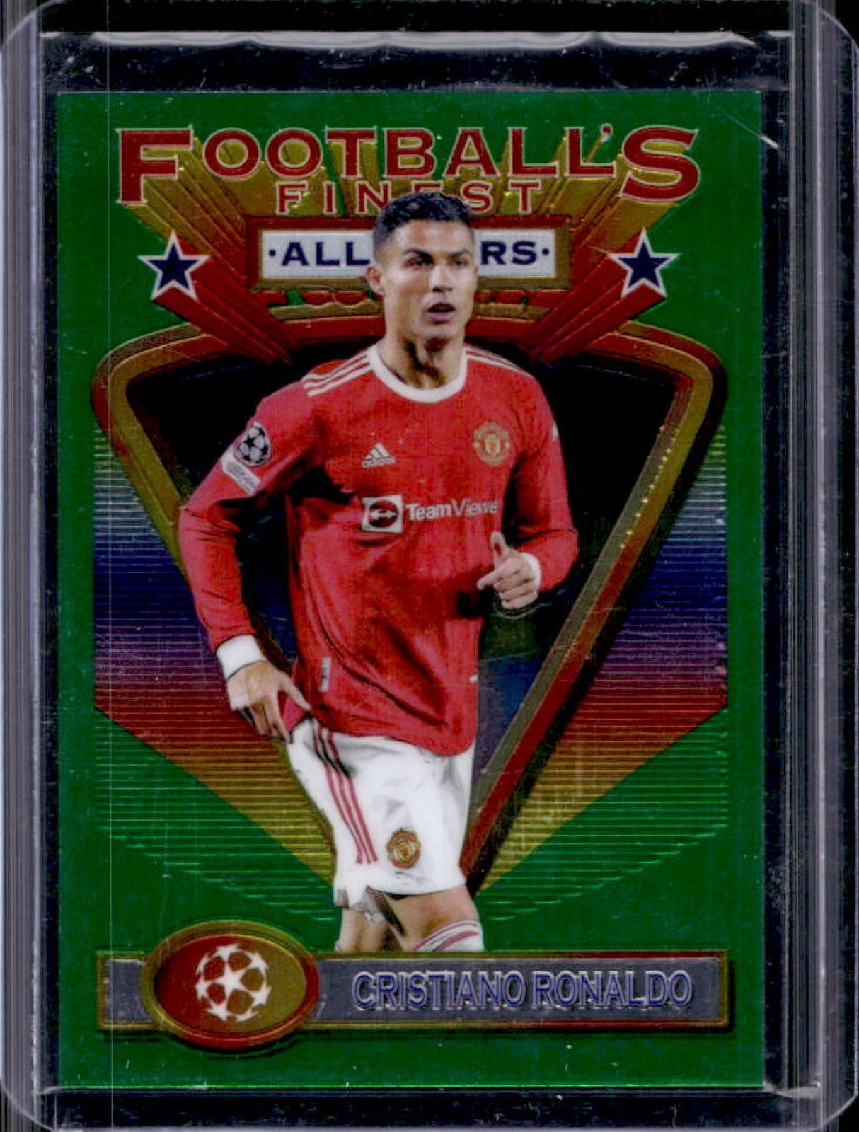 2021 Topps Finest Flashbacks UEFA Cristiano Ronaldo #7 Man U