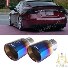 Car Exhaust Pipe Tip Rear Tail Throat Muffler Stainless For Nissan Maxima Sedan Car Exhaust Pipe Tip Rear Tail Throat Muffler Stainless For Nissan Maxima Sedan