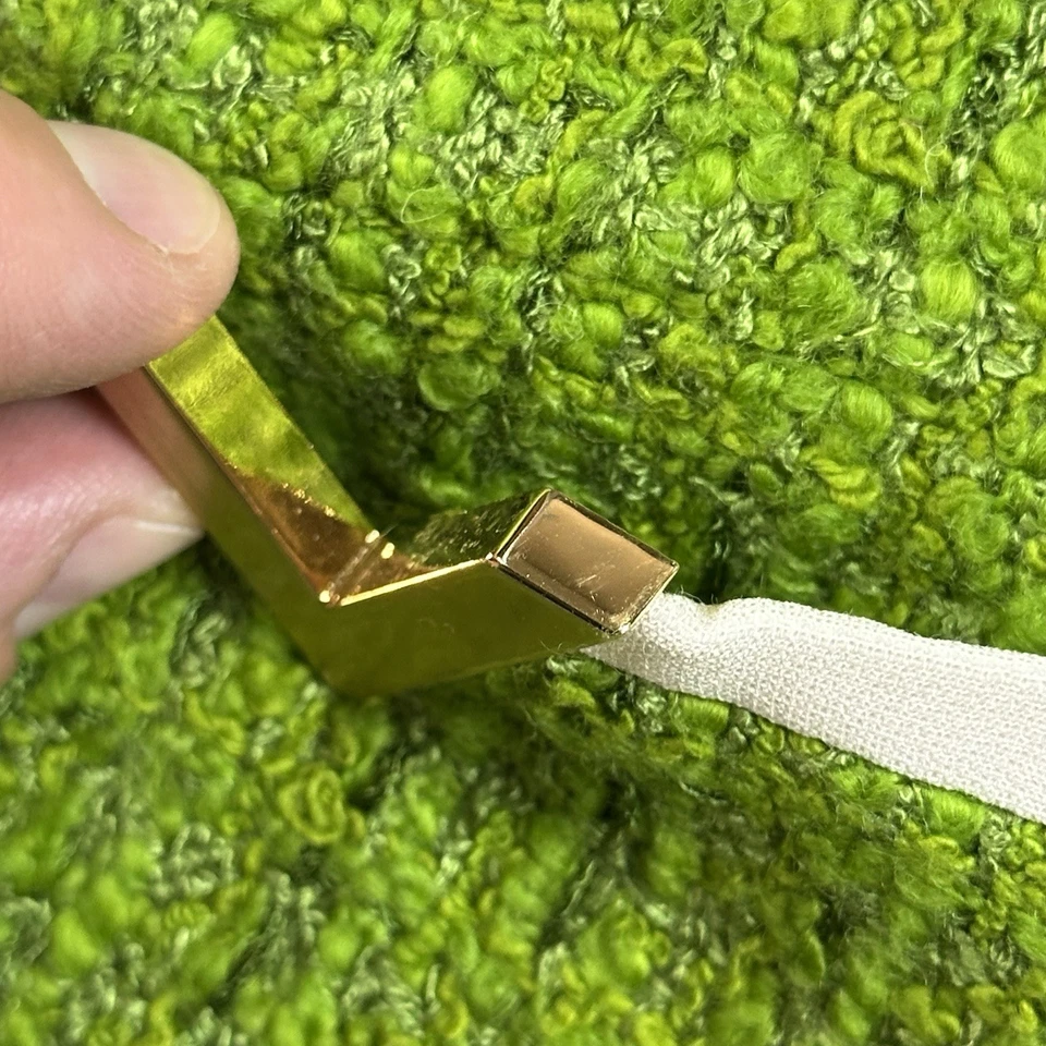 Mini Vestido Valentino Garavani Tweed Verde Para Mujer 42 Talla 6 EE. UU. Manga Corta Foto 4 de 4