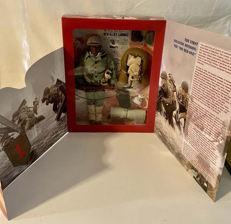 GI Joe Classic D-DAY SALUTE African-American Soldier 1/6 Limited Edition ‘97 New - Image 4 of 4