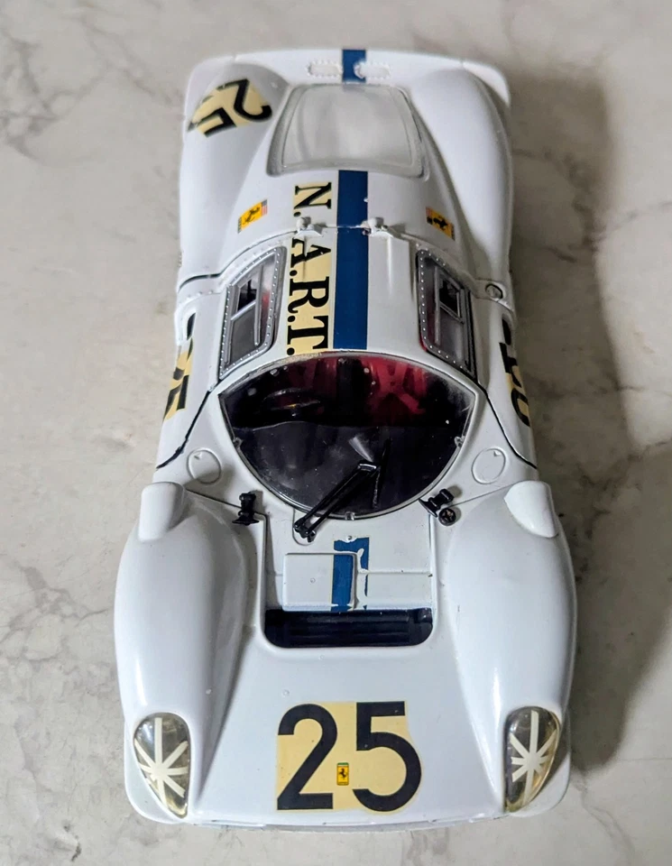Jouef Evolution Ferrari 330 P4 Diecast 1:18 Metal Model Vehicle Made In Italy  - Image 4 of 4