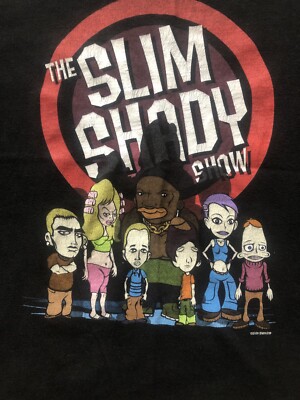 EMINEM エミネム　THE SLIM SHADY SHOW Tシャツ POST JUNK / 00's EMINEM ”THE SLIM SHADY SHOW” Tシャツ [XXL]