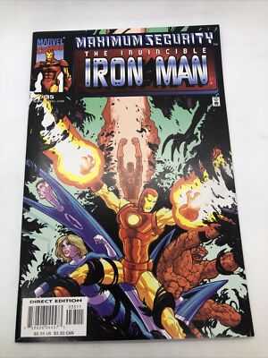 Invincible Iron Man #35 Maximum Security Marvel Comics Fantastic Four Max Power