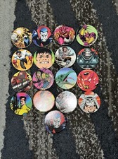 1995 Marvel X-Men Pogs Vintage Heroes And Villains Lot Of 17