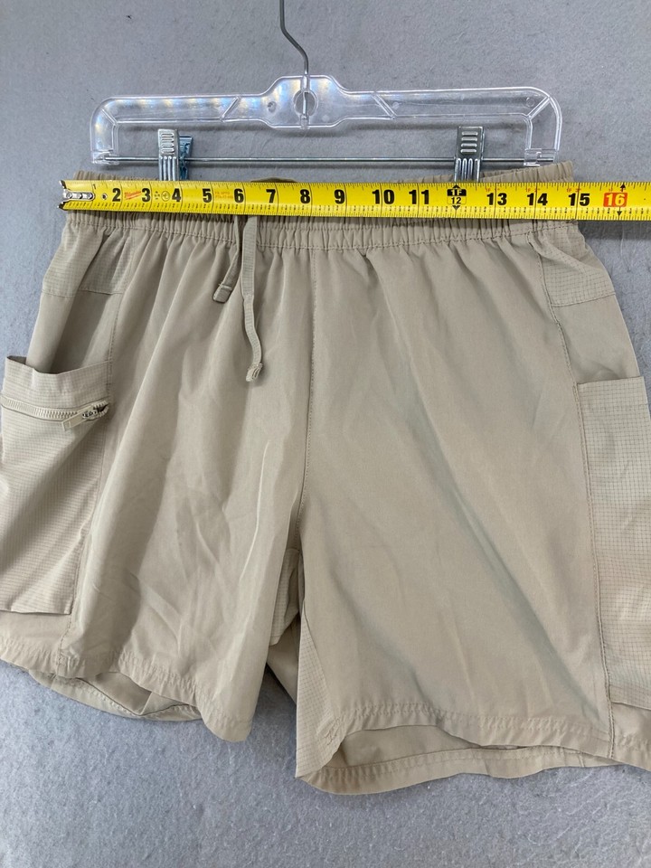 Apana Mens Cargo Shorts Medium Khaki Hiking Outdoor eBay