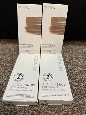 RRP £20 WUNDER2 Wunderbrow Blonde Brow Gel, Natural, Vegan & Cruelty Free