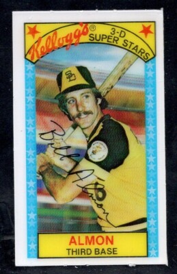 1979 Kellogg's 3-D Super Stars #53 Billy Almon NM-MT San Diego Padres *cc
