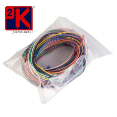 2KTEC - 7/0,2Mm Punktmotor & Anschlussdraht Pack 11 Farben x 2M Rollen 2. C Post